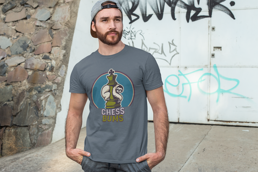 The Official Chess Bums Logo Tee – Wear Your Obsession Proudly ♟️🔥