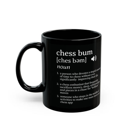 "Chess Bum Definition" Coffee Mug – Fuel for Endless Games ♟️☕